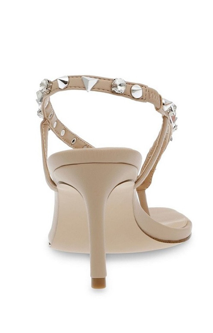 Zazzy-S Natural Heel Sandals