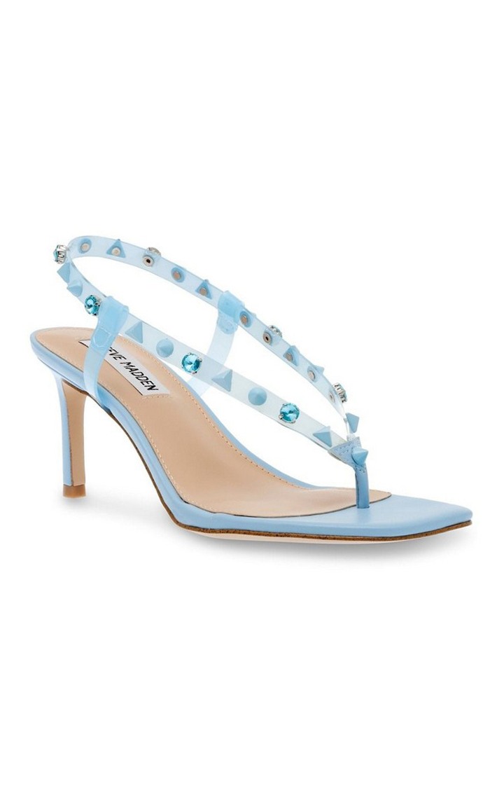Zazzy-S Blue Heel Sandals