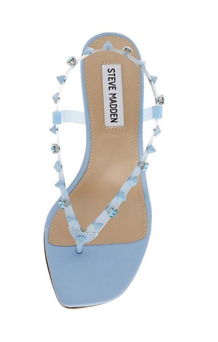 Zazzy-S Blue Heel Sandals