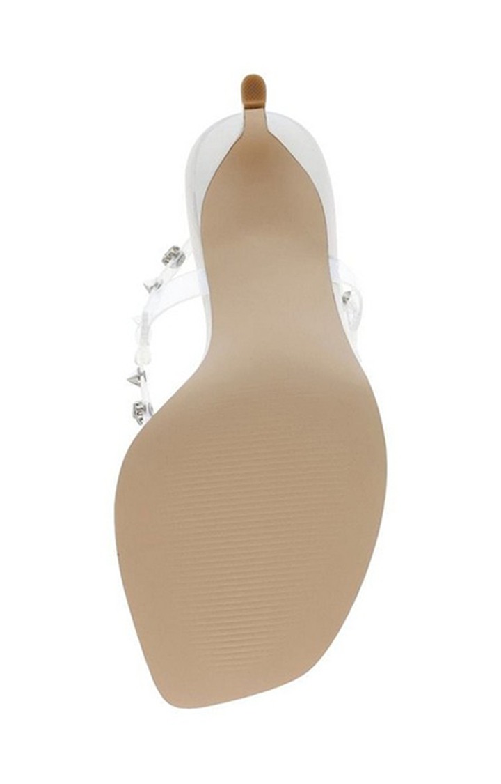 Zazzy-S Silver Heel Sandals