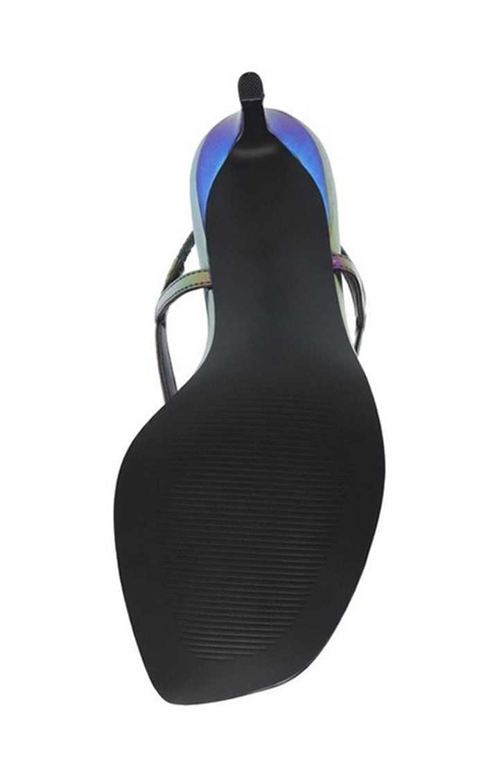 Zazzy Blue Heel Sandals