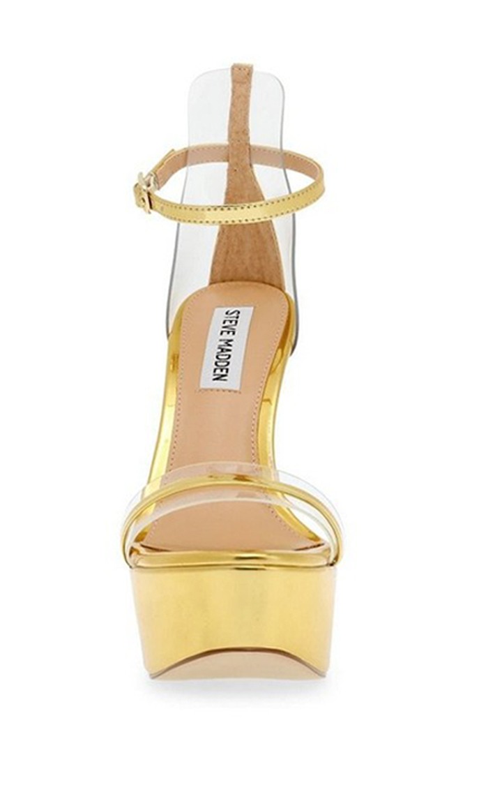 Sensual Gold Heel Sandals