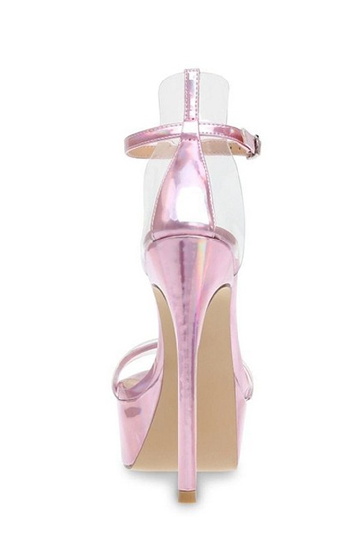 Sensual Pink Heel Sandals