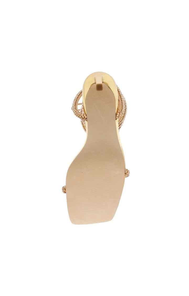 Enchanter Gold Heel Sandals