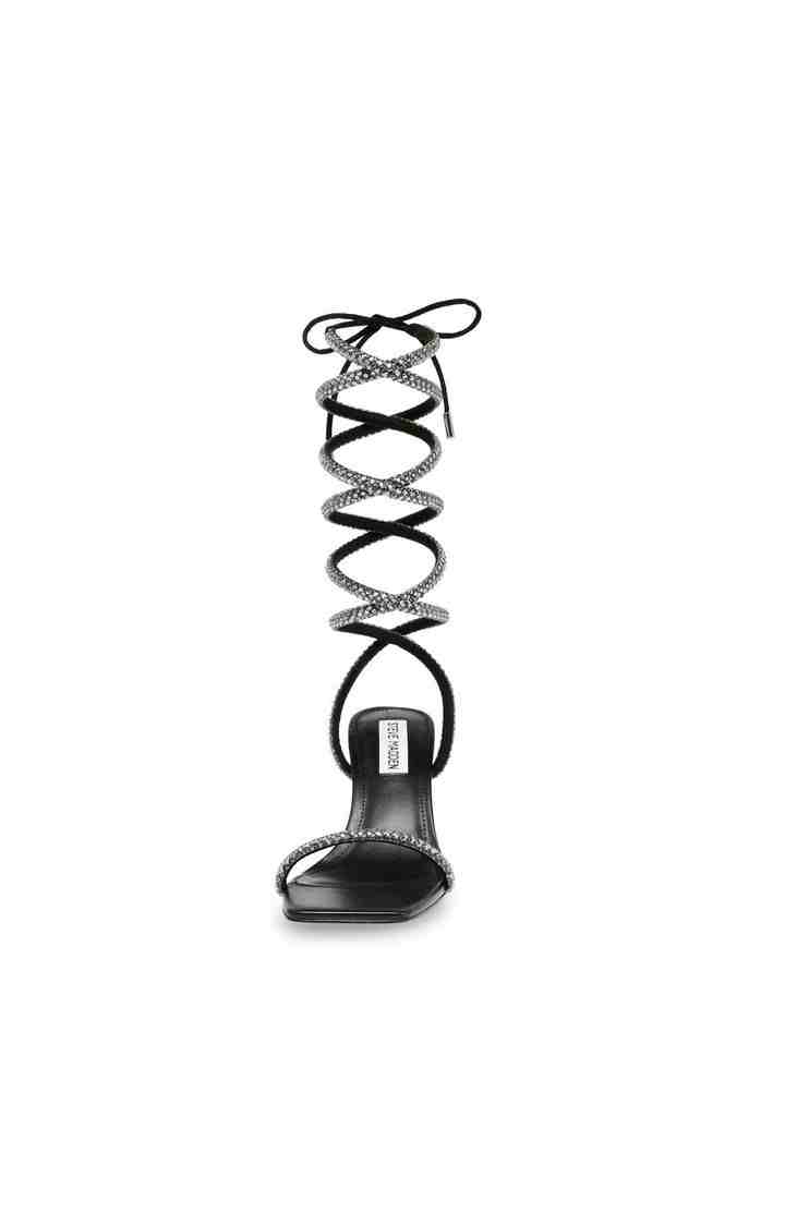 Enchanter Black Heel Sandals