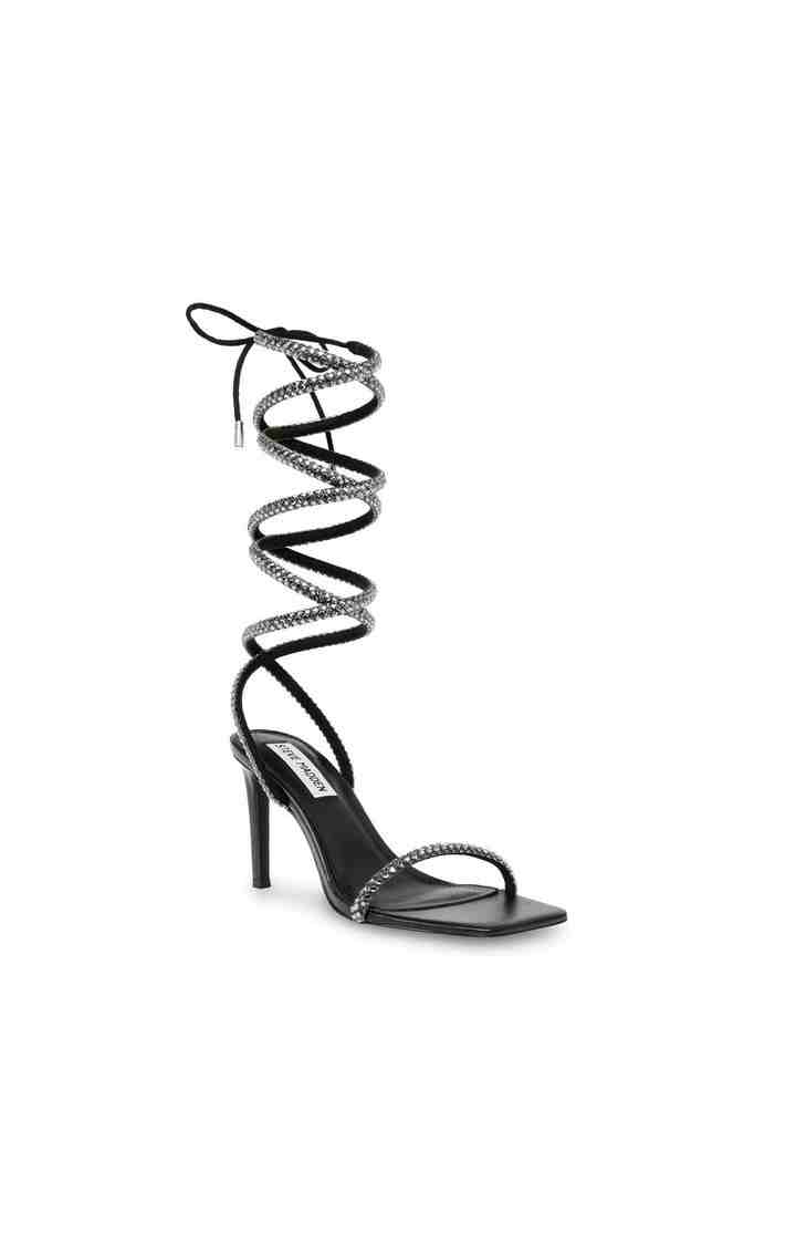 Enchanter Black Heel Sandals