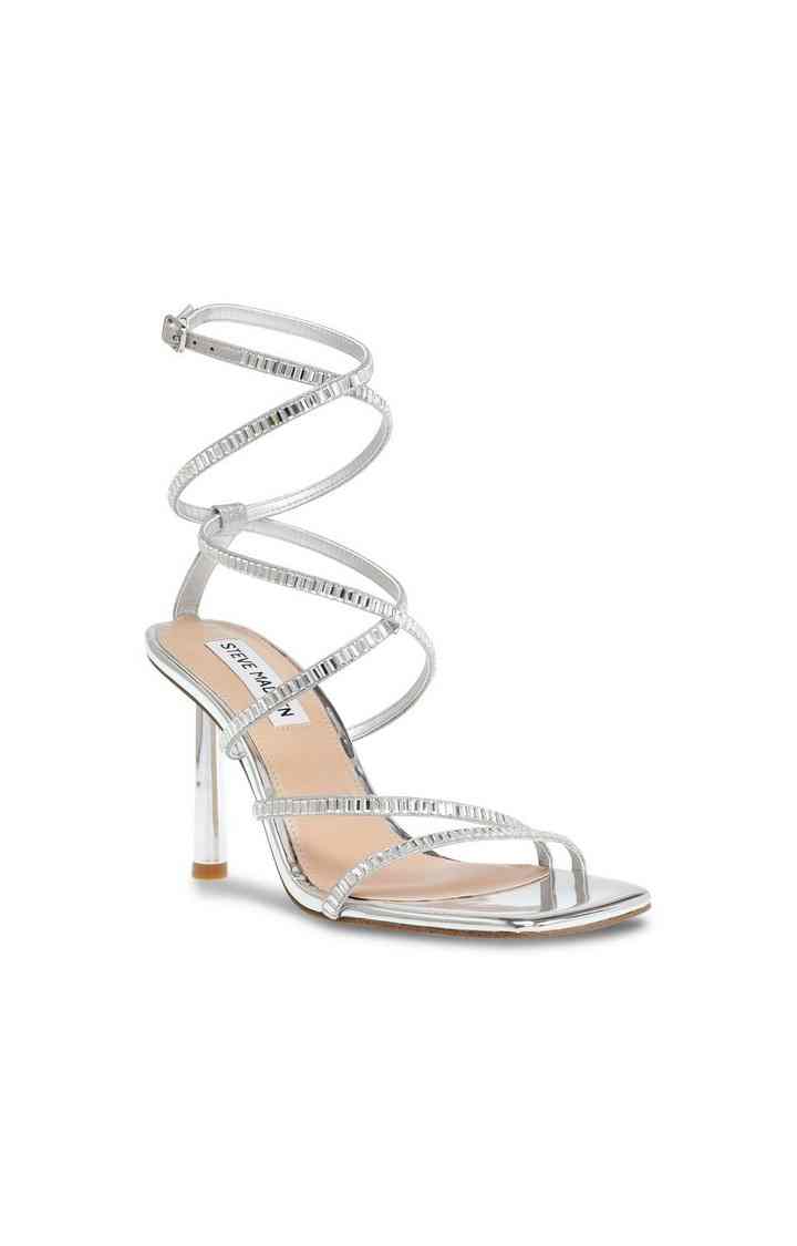 Elegance Silver Heel Sandals