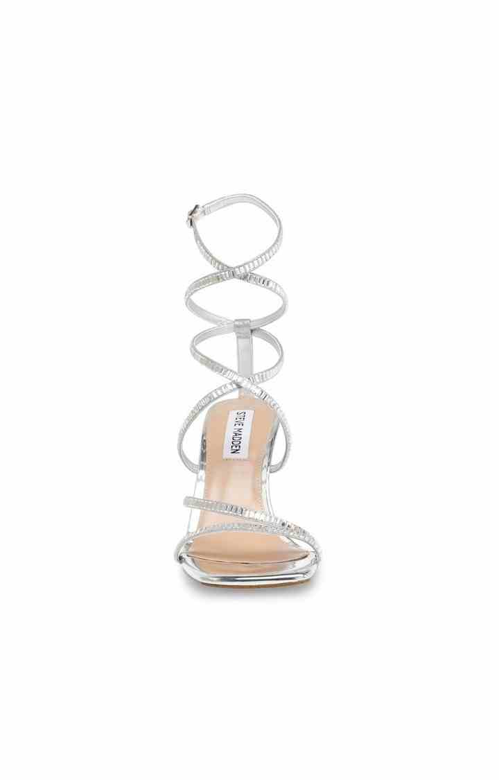 Elegance Silver Heel Sandals