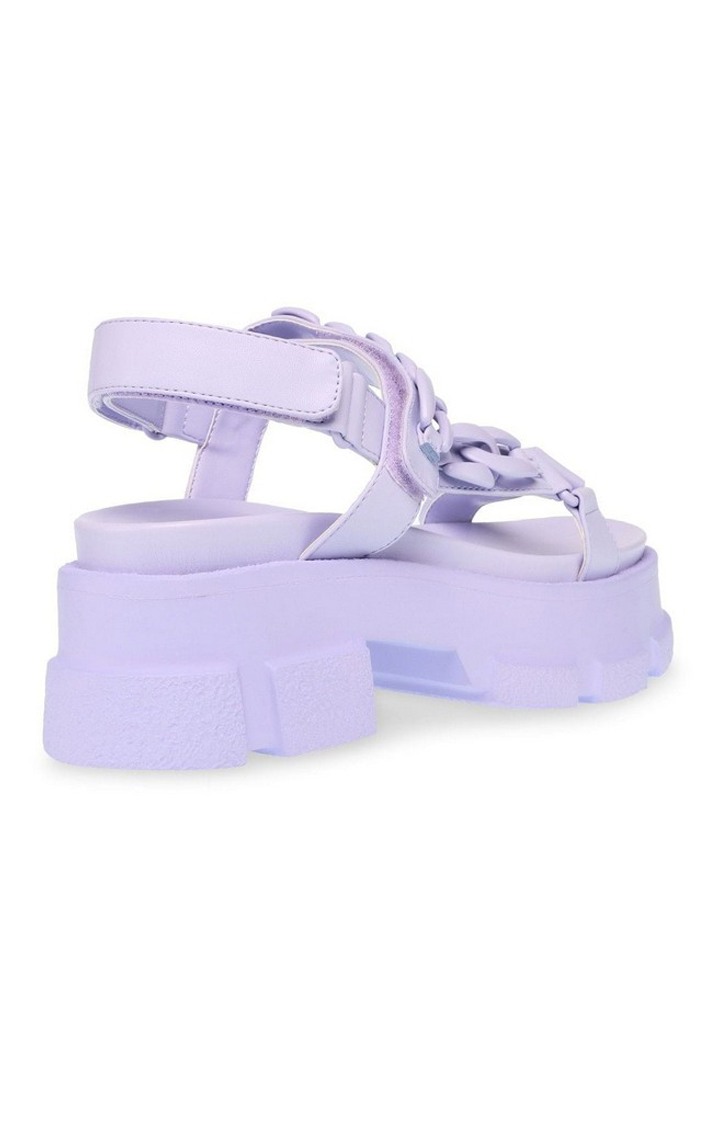 Provoke Blue Heel Sandals