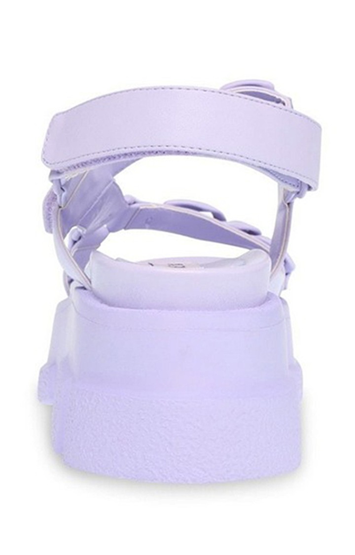 Provoke Blue Heel Sandals