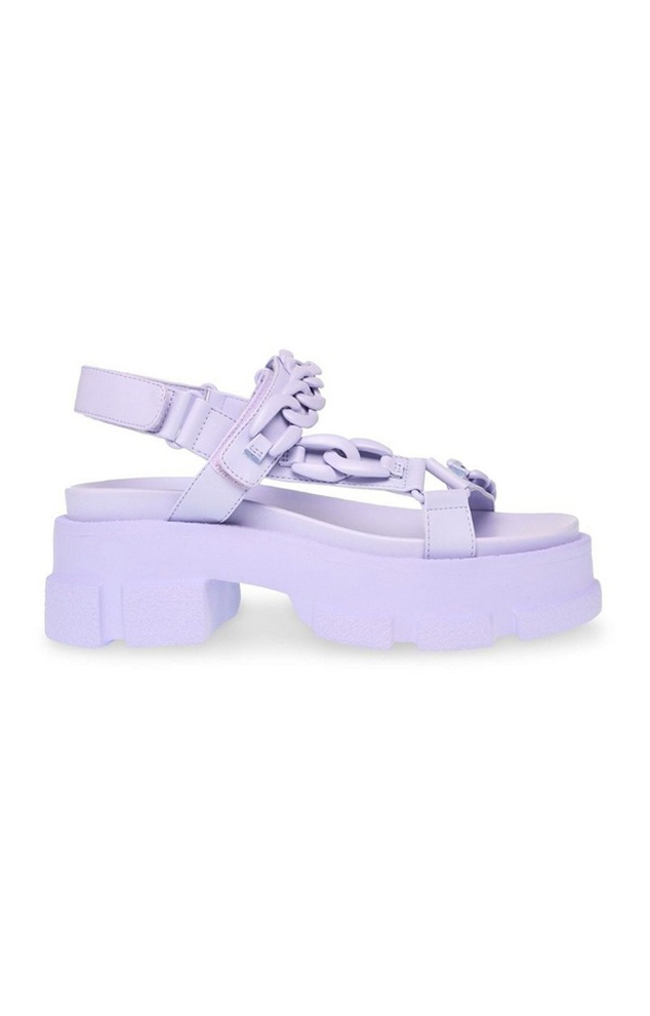 Provoke Blue Heel Sandals
