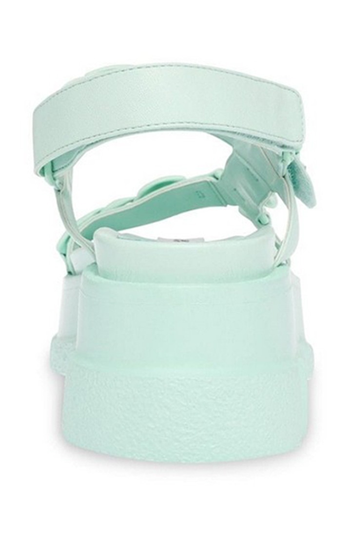 Provoke Green Heel Sandals