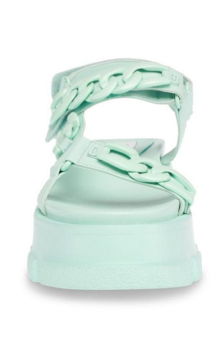 Provoke Green Heel Sandals