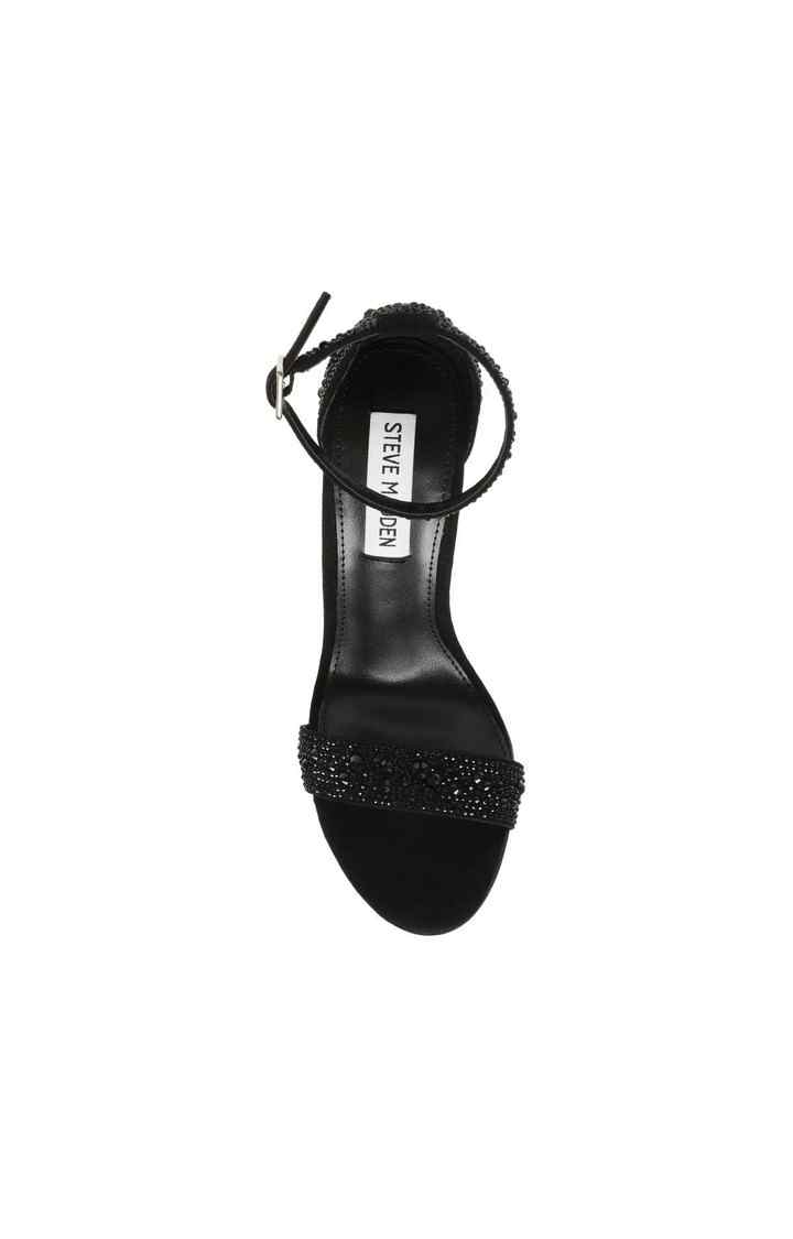 Carrson-G Black Heel Sandals