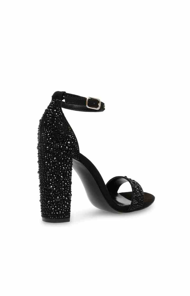 Carrson-G Black Heel Sandals