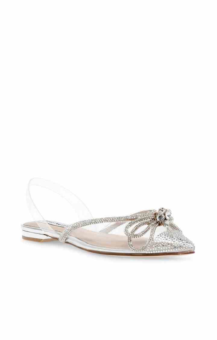 Justi Transparent Closed Flats & Ballerinas