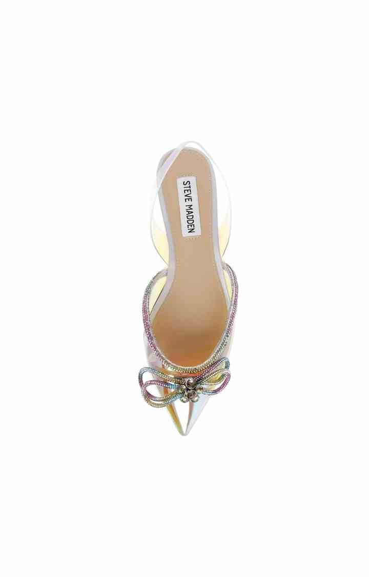 Justi Silver Closed Flats & Ballerinas