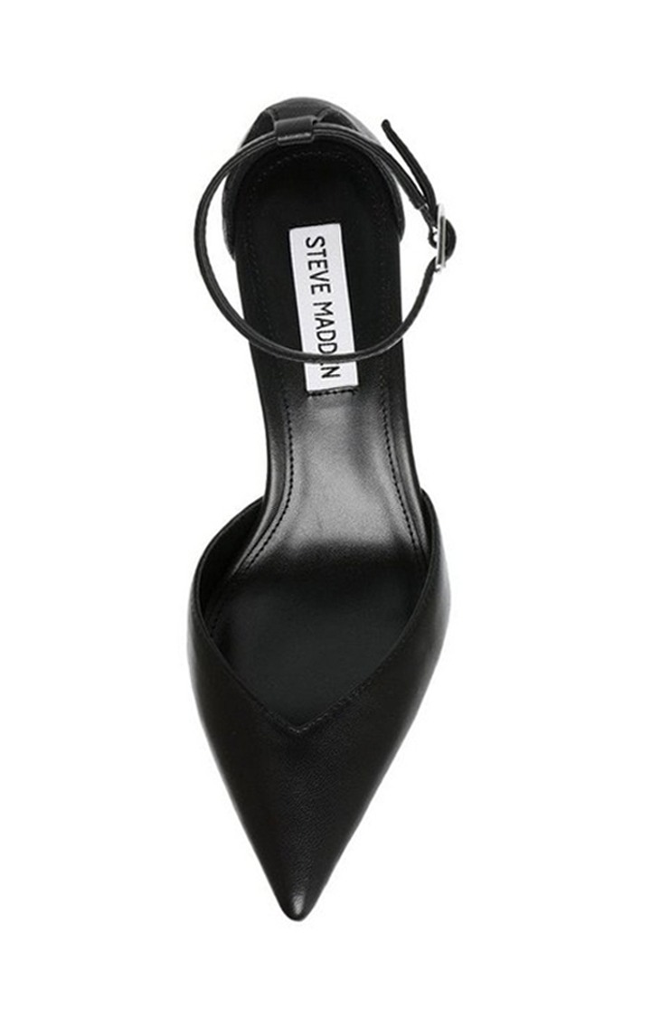 Quintessa Black Heel Sandals