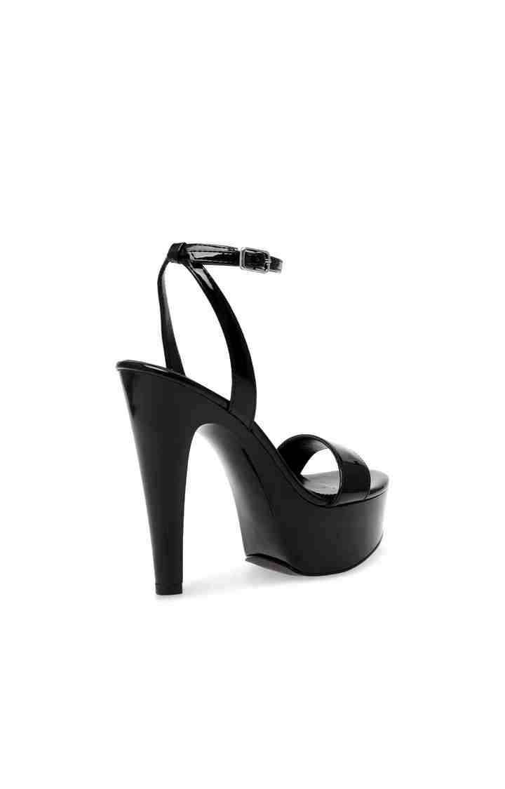 Julien Black Heel Sandals