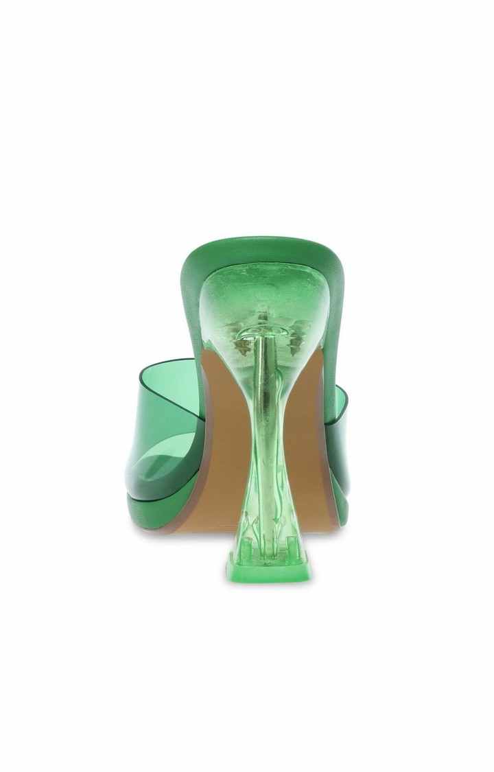 Lipa Green Heel Sandals