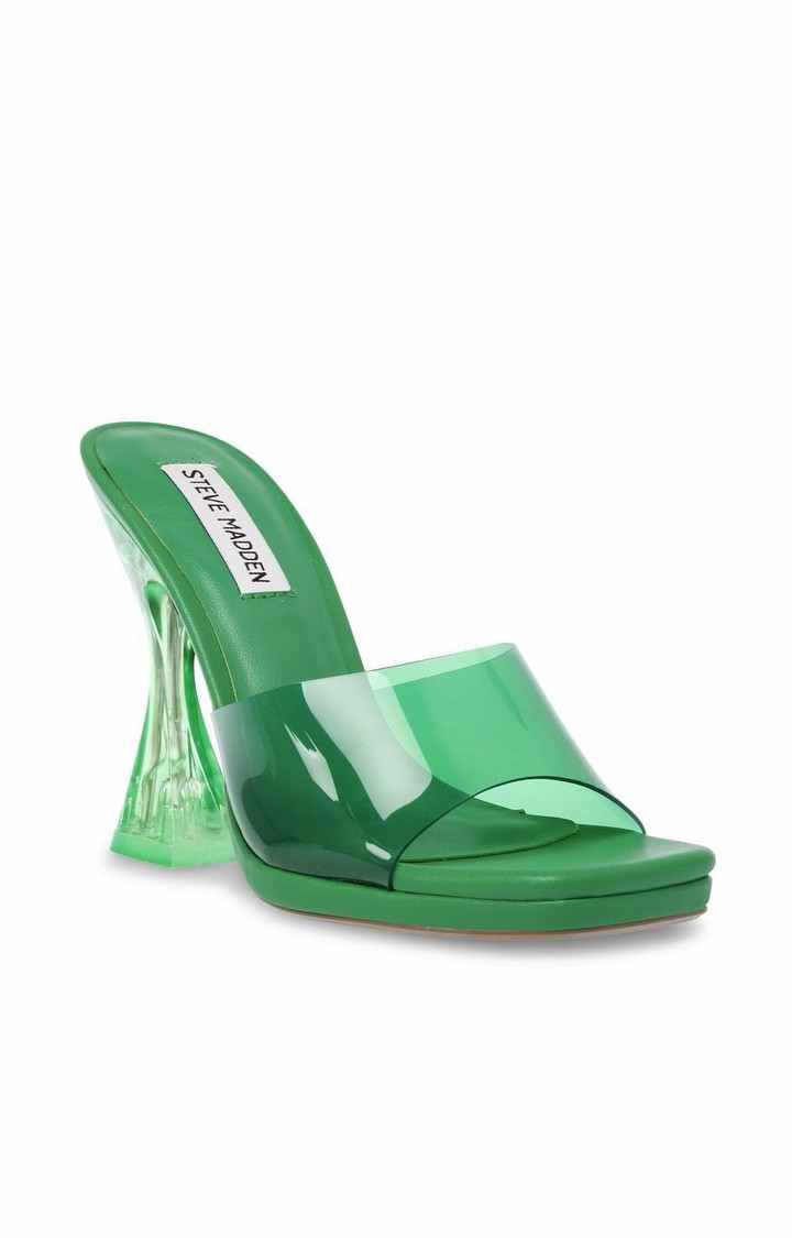 Lipa Green Heel Sandals