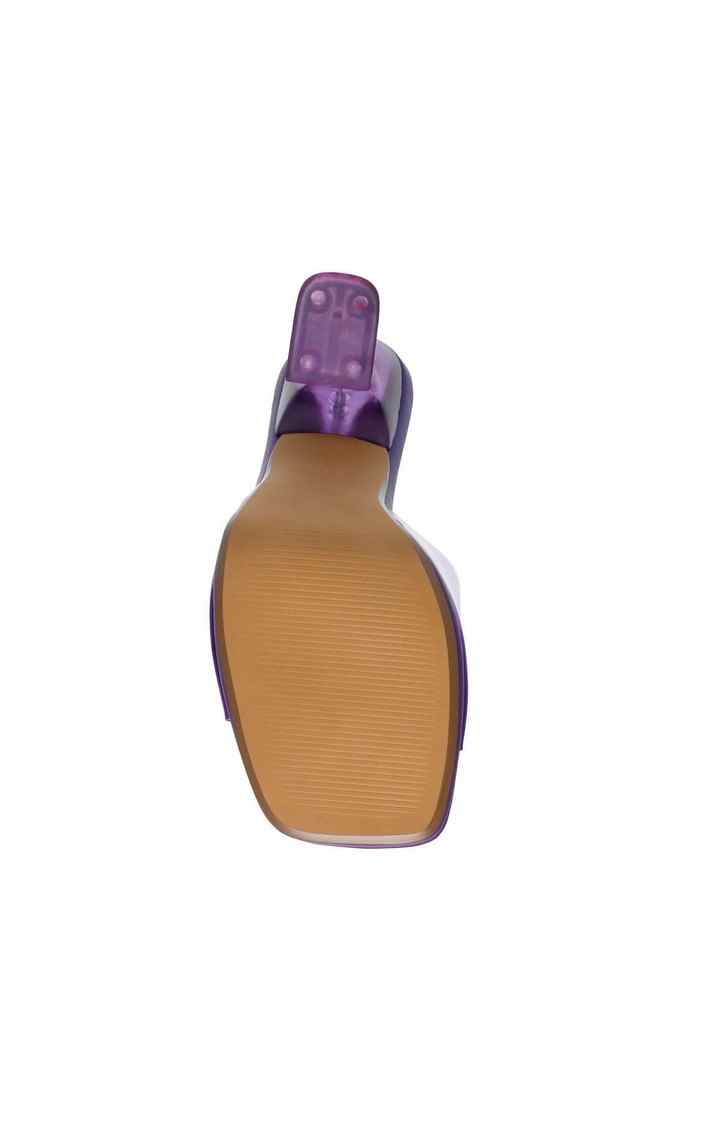 Lipa Purple Heel Sandals