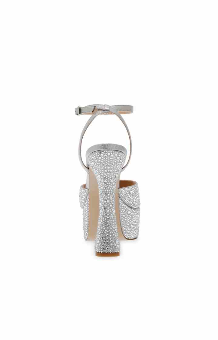 Lightness-R Silver Heel Sandals