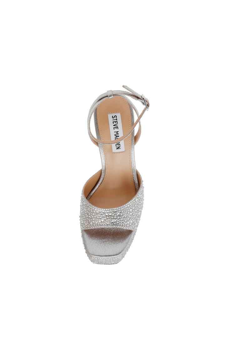 Lightness-R Silver Heel Sandals