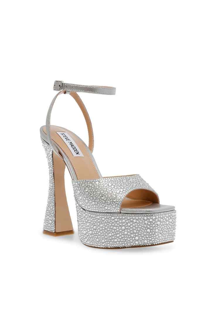 Lightness-R Silver Heel Sandals