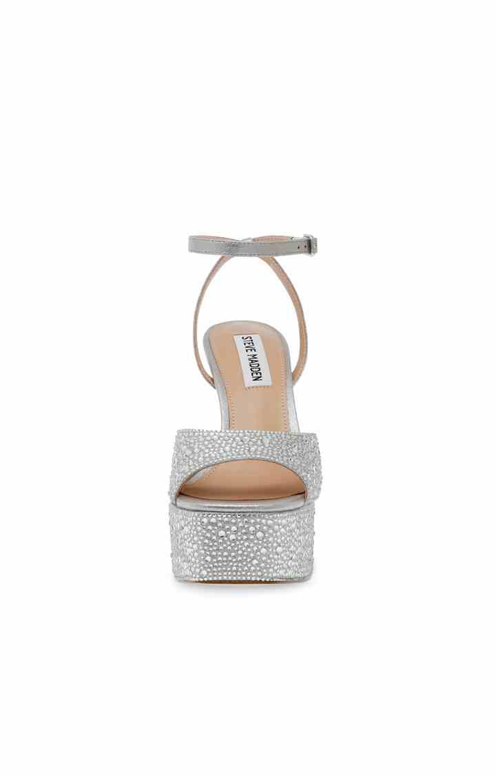 Lightness-R Silver Heel Sandals