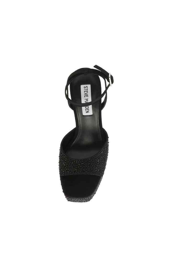 Lightness-R Black Heel Sandals
