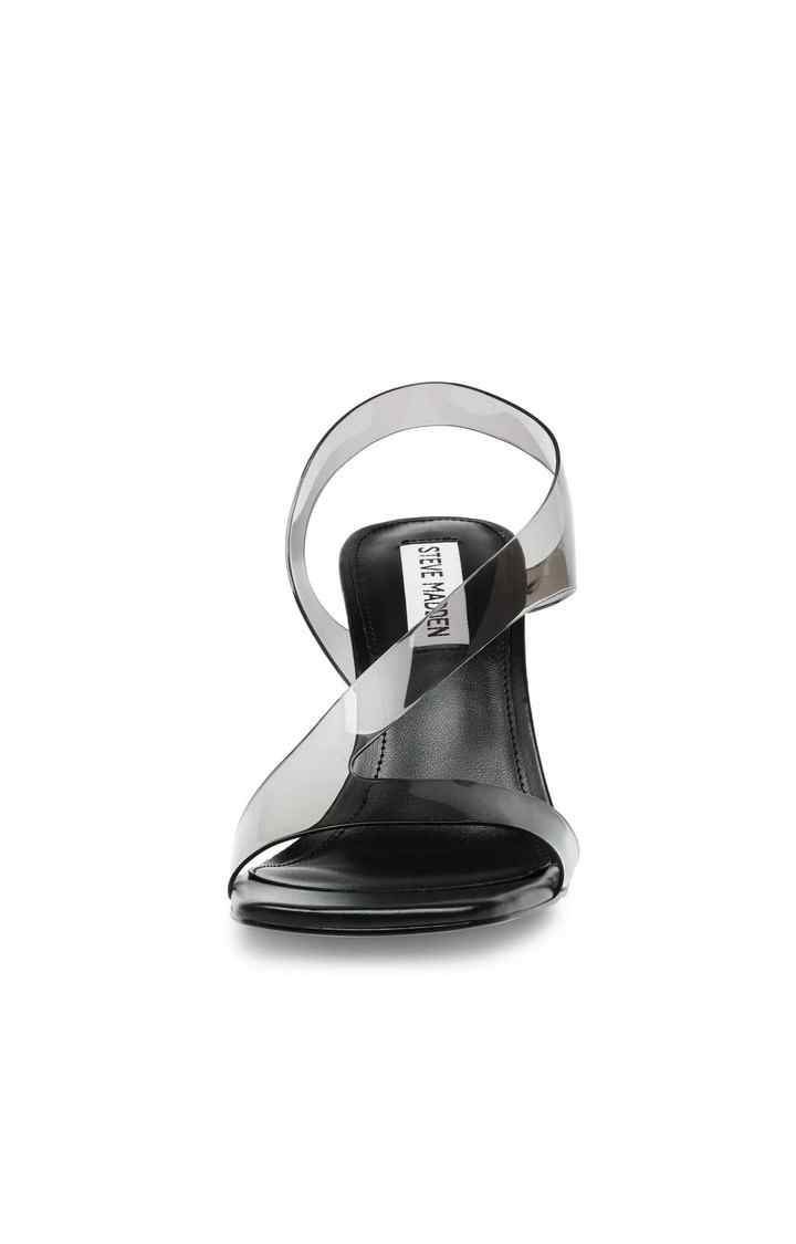 Enrich Black Heel Sandals