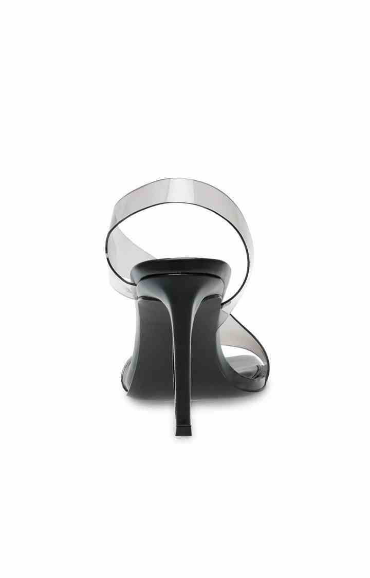 Enrich Black Heel Sandals