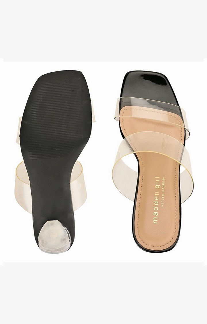 Sm-1401 Black Heel Sandals