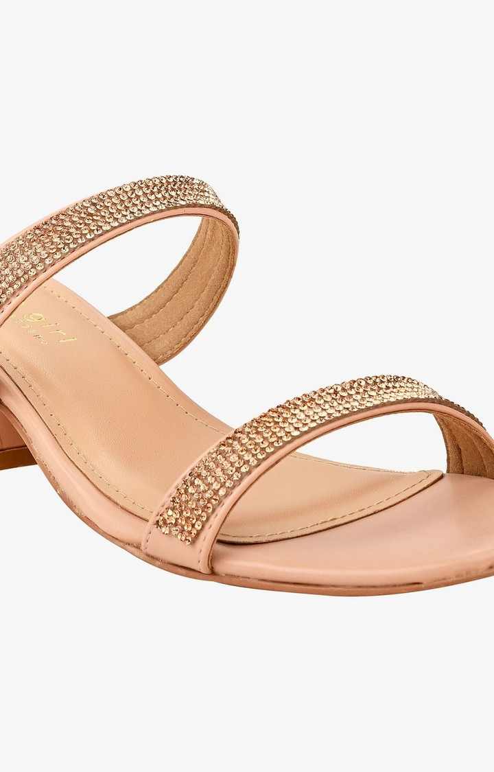 Sm-1403 Natural Heel Sandals