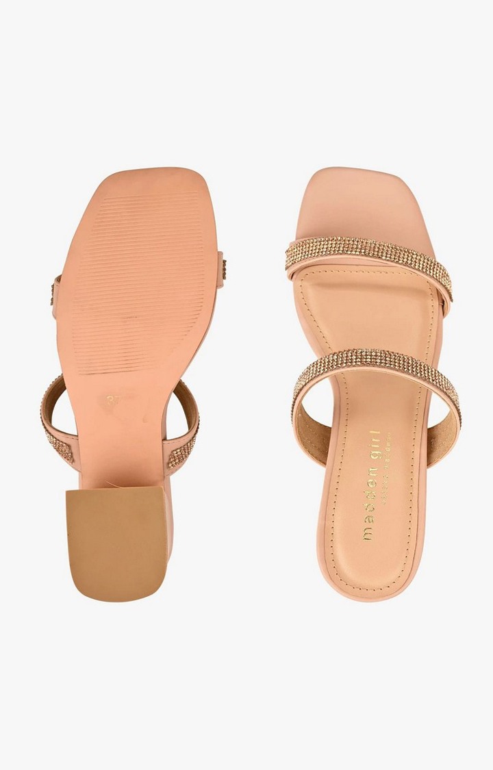 Sm-1403 Natural Heel Sandals