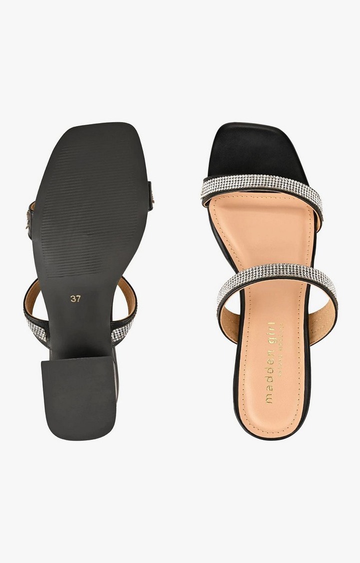 Sm-1403 Black Heel Sandals