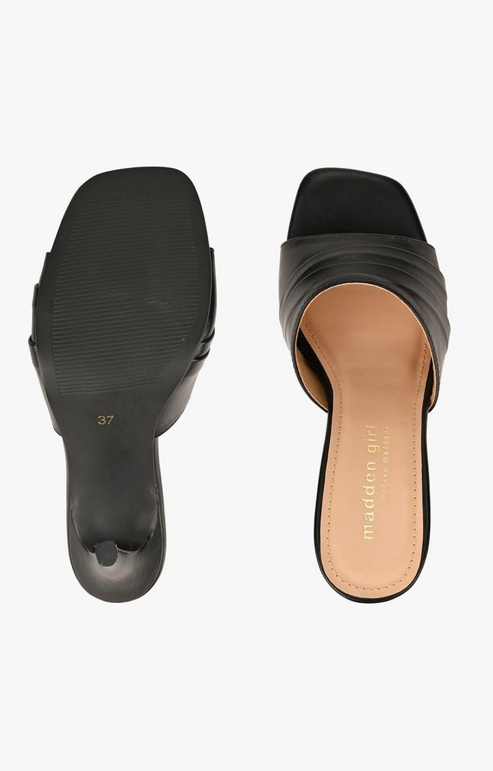 Sm-1404 Black Heel Sandals