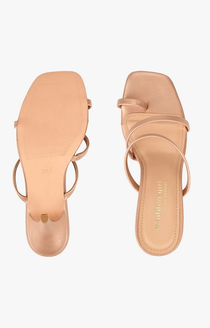 Sm-1405 Gold Heel Sandals