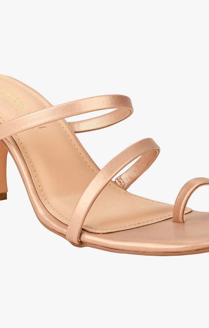 Sm-1405 Gold Heel Sandals