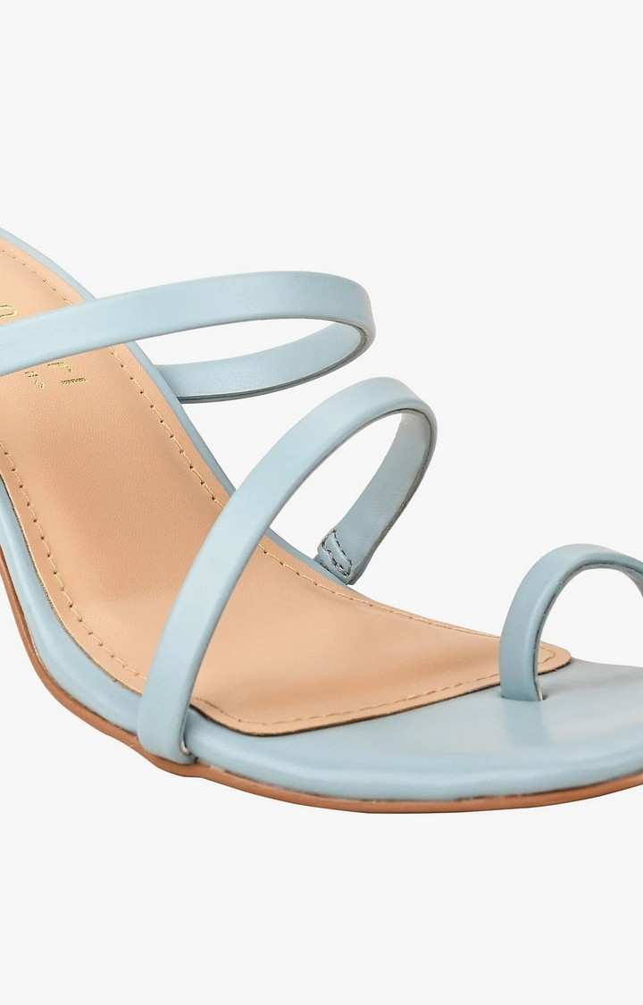Sm-1405 Blue Heel Sandals