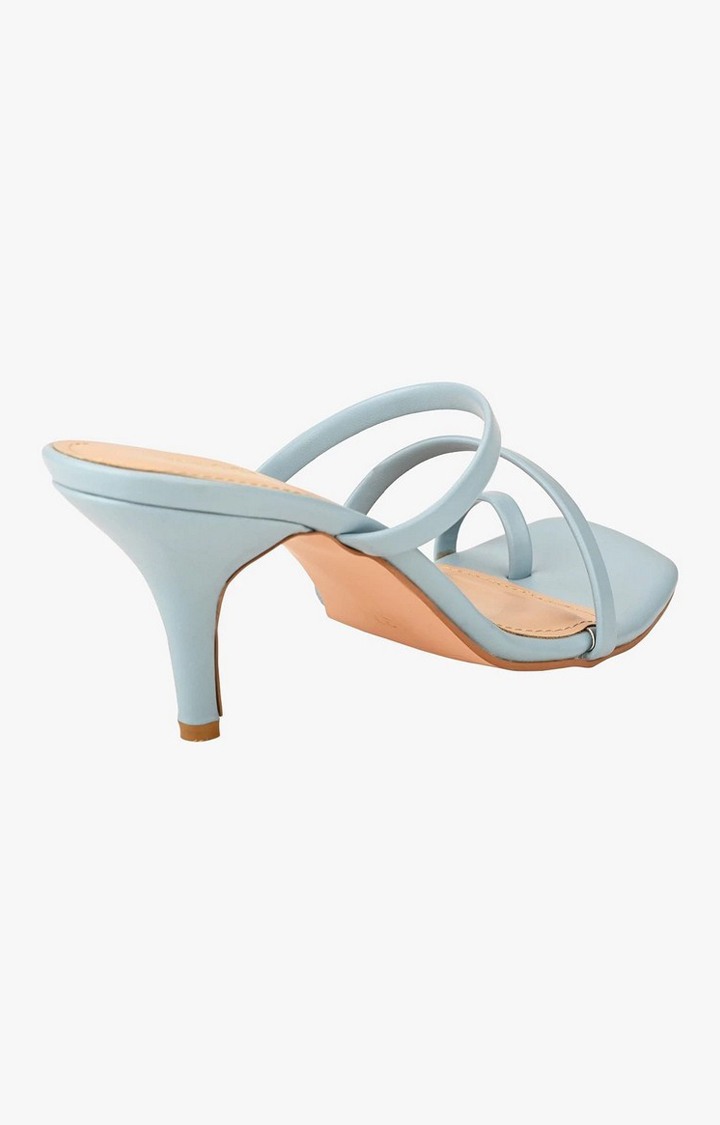 Sm-1405 Blue Heel Sandals