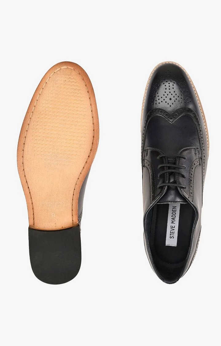Sm-1443 Blue Tie-Ups & Dress Loafers