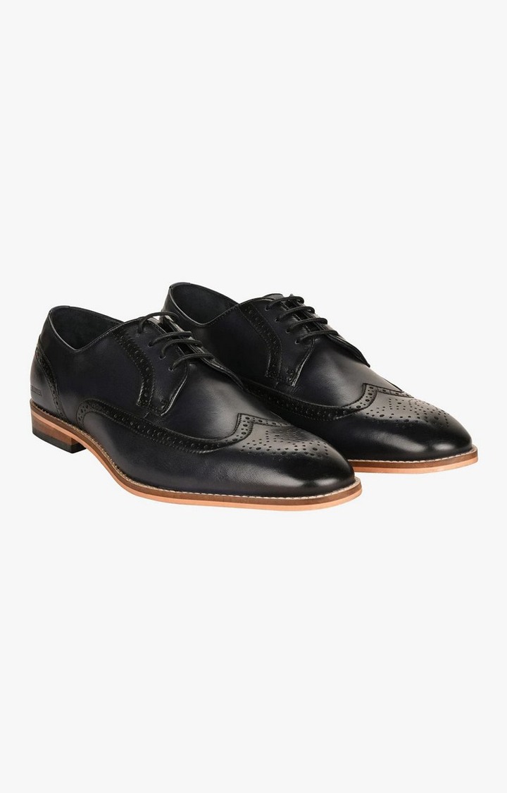 Sm-1443 Blue Tie-Ups & Dress Loafers