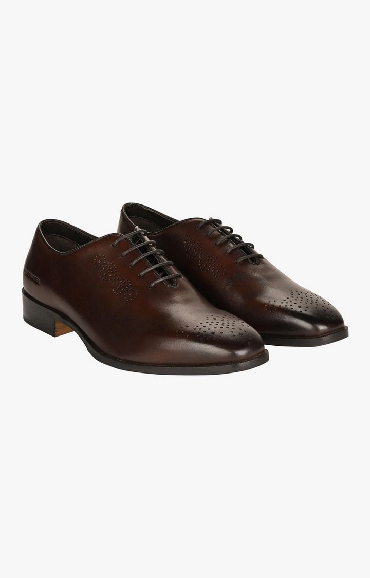 Sm-1445 Brown Tie-Ups & Dress Loafers