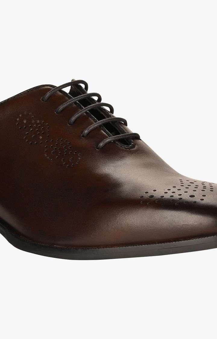 Sm-1445 Brown Tie-Ups & Dress Loafers