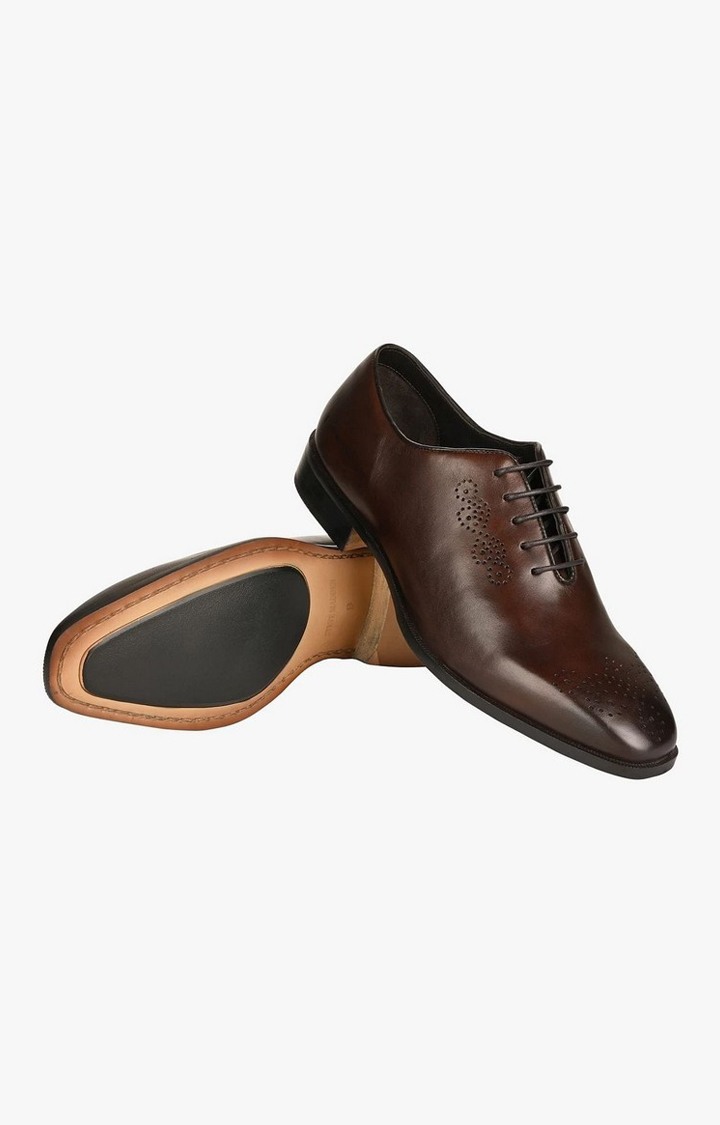 Sm-1445 Brown Tie-Ups & Dress Loafers
