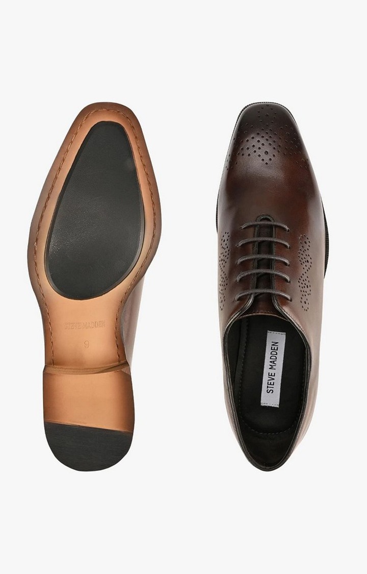 Sm-1445 Brown Tie-Ups & Dress Loafers