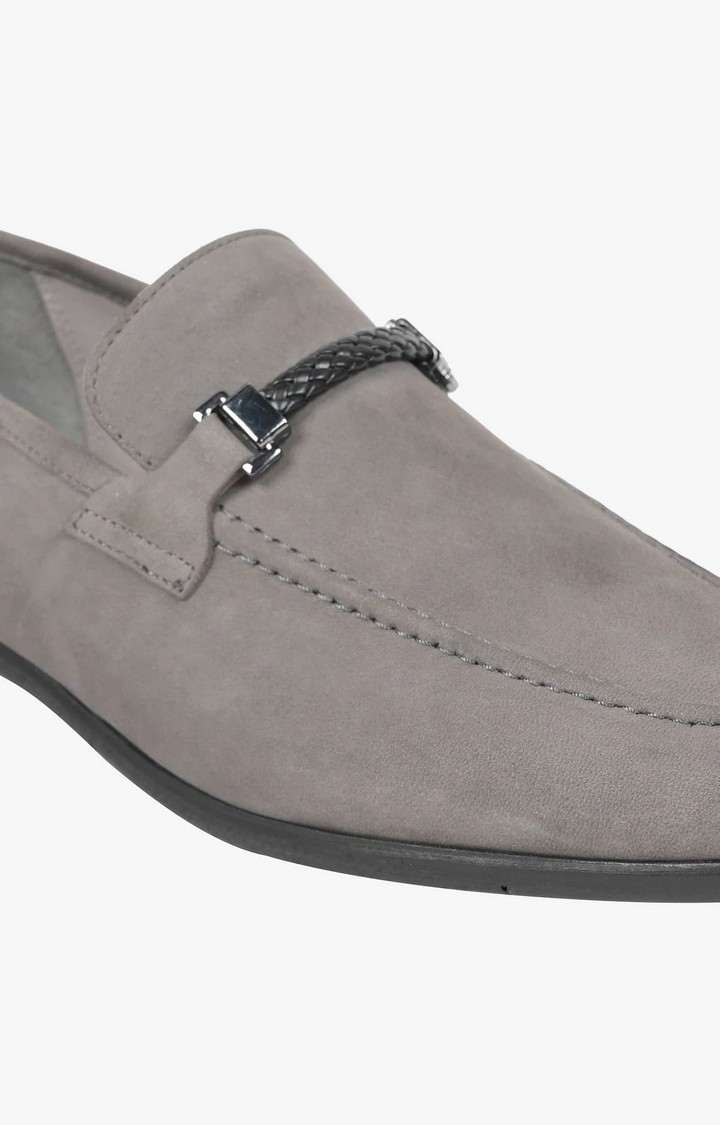 Sm-1452 Grey Tie-Ups & Dress Loafers
