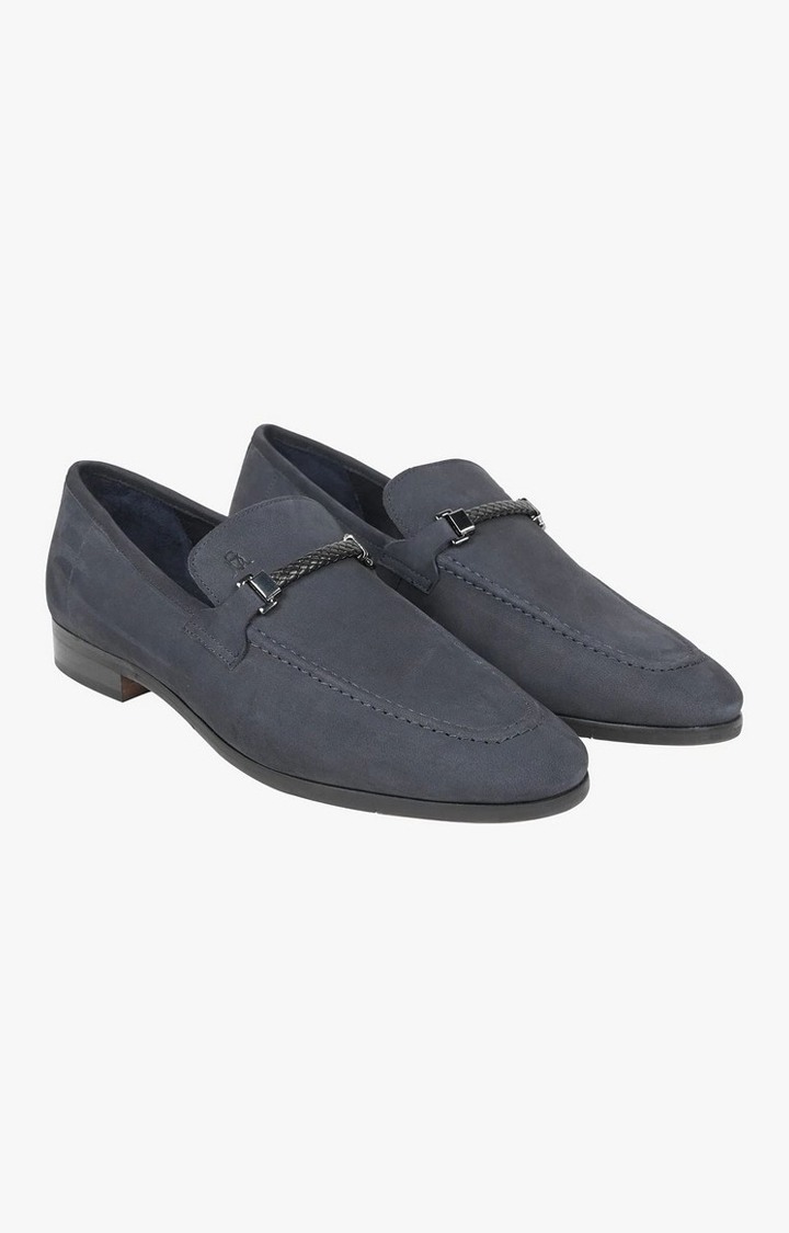 Sm-1452 Blue Tie-Ups & Dress Loafers